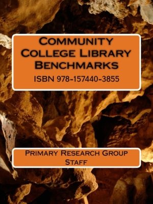 cover image of Community College Library Benchmarks